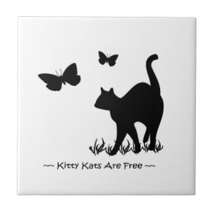 Katten zijn vrij tegeltje