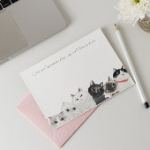 Katten zijn zoals aardappelchips - gekke kattendam post-it® notes