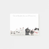 Katten zijn zoals aardappelchips - gekke kattendam post-it® notes (Voorkant)