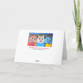  katten zingen kerstliederen #holidayz feestdagen kaart (Achterkant)