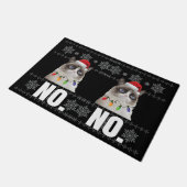 Katten zonder brute kerstcadeautjes geen lelijke k deurmat (Schuin)