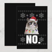 Katten zonder brute kerstcadeautjes geen lelijke k kaart (Voorkant / Achterkant)