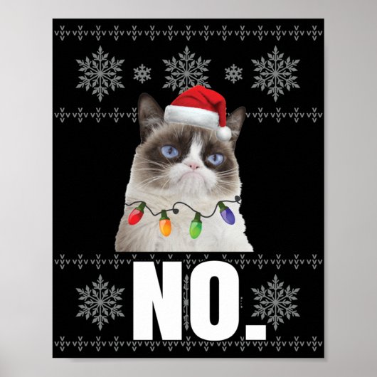 Katten zonder brute kerstcadeautjes geen lelijke k poster (Voorkant)