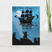 Katten zwaaien naar Kaart (Voorkant)