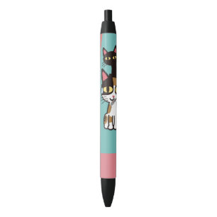 Katten Zwarte Inkt Pen