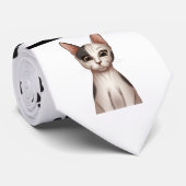 Katten & Zwarte Paws stropdas (Opgerold)