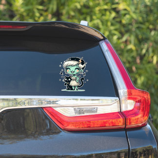 Kattenachterleven Sticker