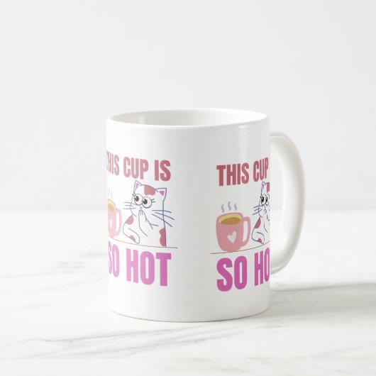 Kattenastrofe! Deze Mok is te heet! (Voorkant rechts)