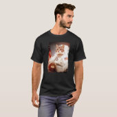Kattenastronaut Maan Ruimtemissie Dier Astronaut T-shirt (Voorkant volledig)