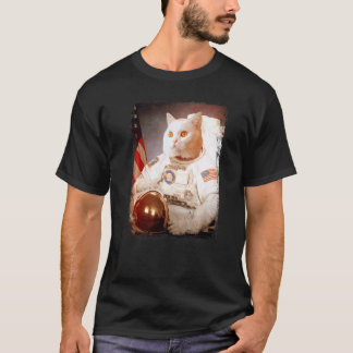 Kattenastronaut Maan Ruimtemissie Dier Astronaut T-shirt