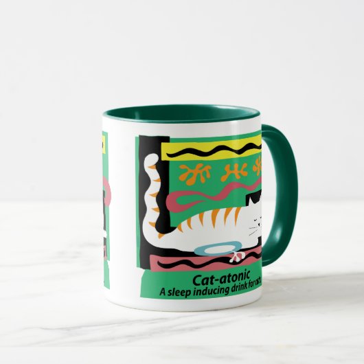 Kattenatonische Cup Mok (Voorkant rechts)