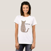 Kattenattitude T-shirt (Voorkant volledig)