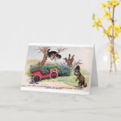 Kattenauto-ongeluk, Louis Wain Kaart (Gele Bloem)