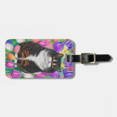 Kattenbagage label bagagelabel (Voorkant horizontaal)