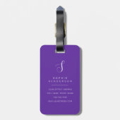 Kattenbagage label bagagelabel (Achterkant verticaal)
