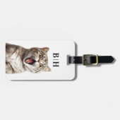 Kattenbagage label bagagelabel (Voorkant horizontaal)