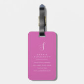 Kattenbagage label bagagelabel (Achterkant verticaal)