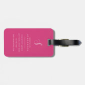 Kattenbagage label bagagelabel (Achterkant horizontaal)