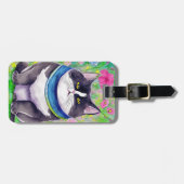 Kattenbagage label bagagelabel (Voorkant horizontaal)