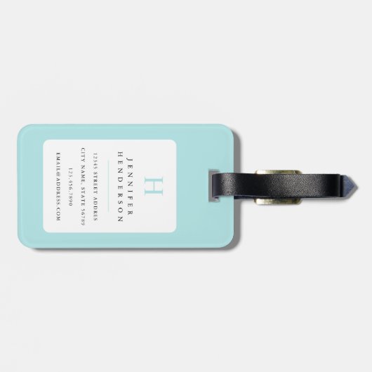 Kattenbagage labels (Achterkant horizontaal)