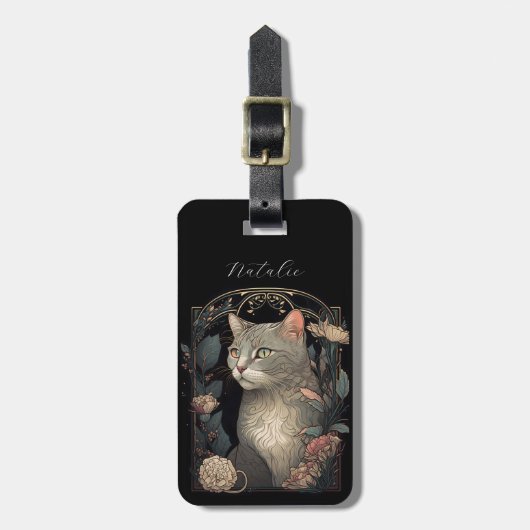 Kattenbagage labels (Voorkant verticaal)