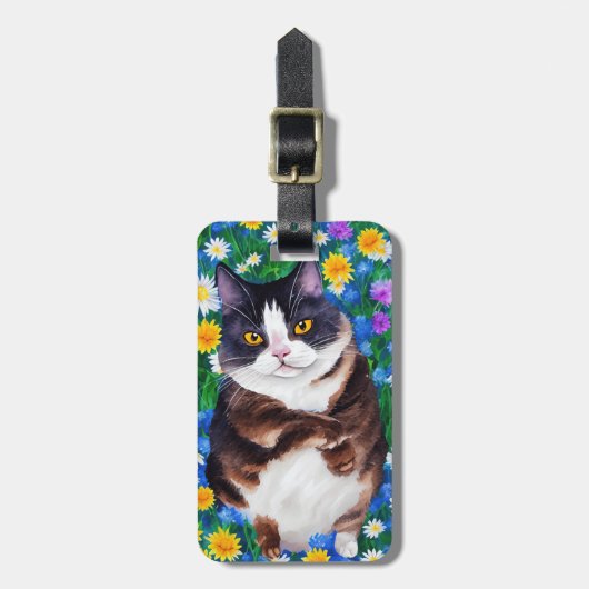Kattenbagagelabel Bagagelabel (Voorkant verticaal)