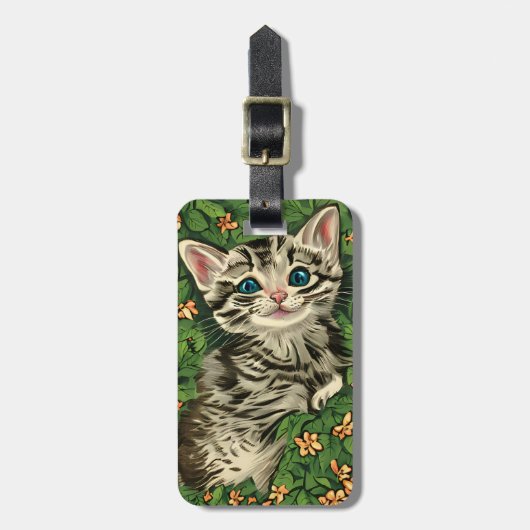 Kattenbagagelabel Bagagelabel (Voorkant verticaal)