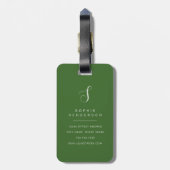Kattenbagagelabel Bagagelabel (Achterkant verticaal)