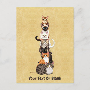 kattenbak briefkaart