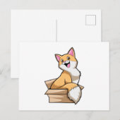 Kattenbak Briefkaart (Voorkant / Achterkant)