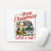 Kattenbak is Vol Kerstmis Funny Kattenliefhebbers Muismat (Met muis)