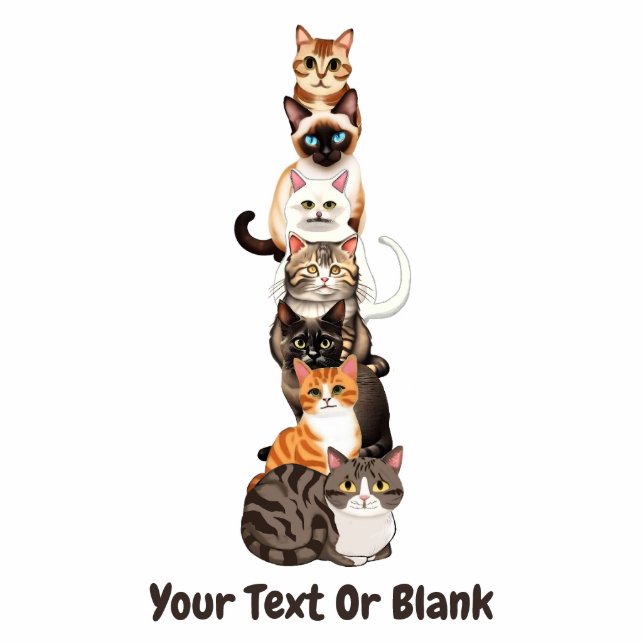 kattenbak staand fotobeeldje  (Voorkant)