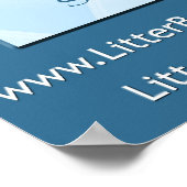 Kattenbakken alleen voor katten poster (Hoek)