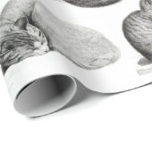 kattenbakken keukencollage cadeaupapier (Rol Hoek)