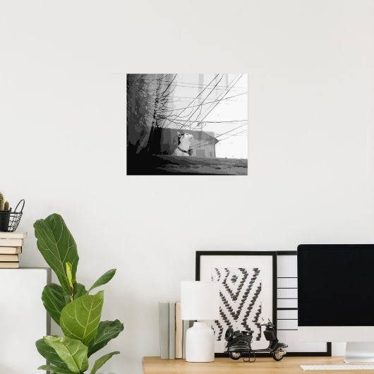 Kattenbakken Poster (Thuiskantoor)