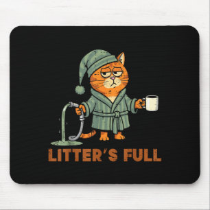 Kattenbakken Vol Grappige Zin Humor Parodie Vrouwe Muismat