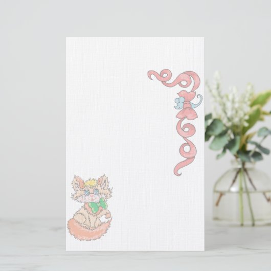 Kattenbakkerij Briefpapier (Staand voorkant)