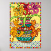 Kattenbakkerijen met luizen poster (Voorkant)