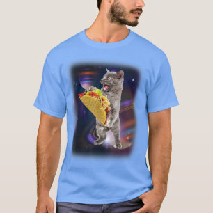 Kattenbaksteen in de ruimte - funderingen voor kat t-shirt