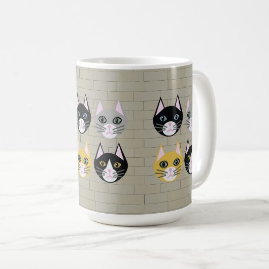 Kattenbaksteen Koffiemok (Voorkant rechts)