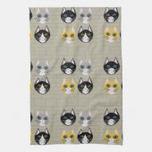 Kattenbaksteen Theedoek (Verticaal)