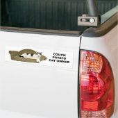 Kattenbank Bumpersticker (Op Truck)