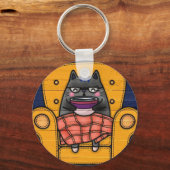 kattenbedrukte sleutelhanger (Voorkant)