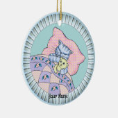 Kattenbedtijd Keramisch Ornament (Rechts)