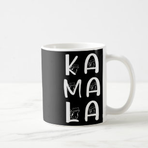 Kattenbelettering positief Kamala Harris Walz Koffiemok