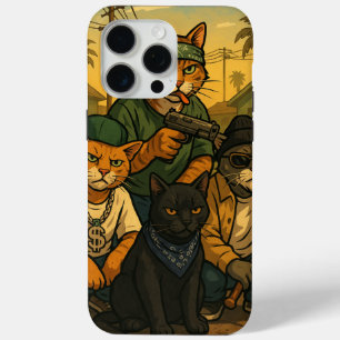 Kattenbende in Grove St iPhone 15 Pro Max Hoesje