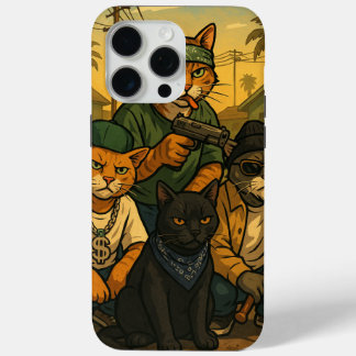 Kattenbende in Grove St iPhone 15 Pro Max Hoesje