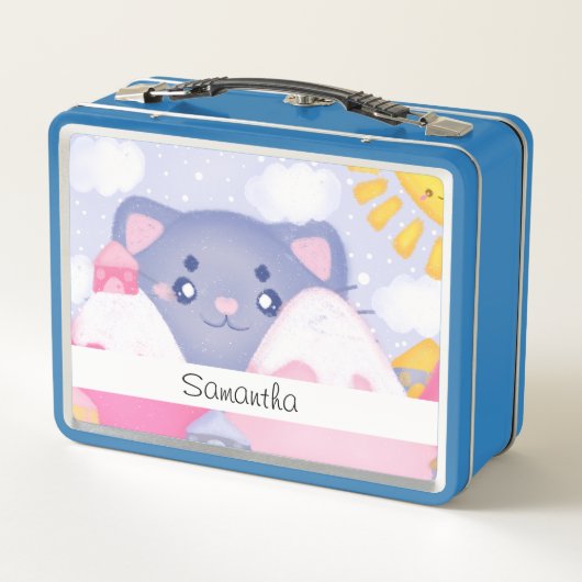 Kattenbergen en winterbergen met een Schattigee zo (Achterkant)