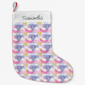 Kattenbergen en winterbergen met een Schattigee zo Kleine Kerstsok (Voorkant)