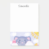 Kattenbergen en winterbergen met een Schattigee zo Post-it® Notes (Voorkant)